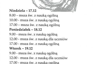 Rekolekcje adwentowe 2023